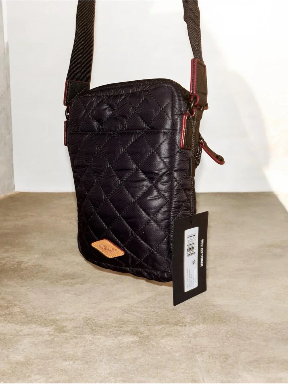 MZ Wallace quilted black
